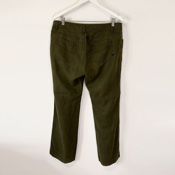 Patagonia Hemp Overstone Pants in Dark Olive Green - Picture 2 of 6